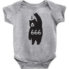 Black Bruin Metal Baby Bodysuit