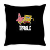 Trouble Throw Pillow
