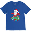 santa with piles of christmas V-Neck Tee