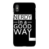 nerdy in a good way 2 iPhoneX Case