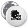 promo football Pin-back button