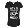 There's This Girl Who Kinda Stole My Heart Grandpa Maternity Scoop Neck T-shirt