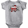 zombies love you, ideal birthday gift or present Baby Bodysuit