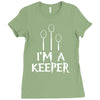 i am a keeper Ladies Fitted T-Shirt