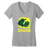 goodzilla Women's V-Neck T-Shirt