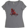 mushroom eater Women's Triblend Scoop T-shirt