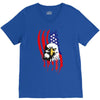 american eagle usa flag head V-Neck Tee