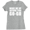 wake me up Ladies Fitted T-Shirt