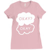 okay okay Ladies Fitted T-Shirt