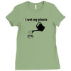 i wet my plants Ladies Fitted T-Shirt