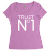 trust no Women's Triblend Scoop T-shirt