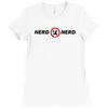 nerd herd geek tech support buy more chuck Ladies Fitted T-Shirt