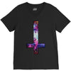 inverted galaxy cross funny  religion banter space fashion new V-Neck Tee