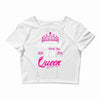 Celebrating With the 7th Birthday Queen Crop Top