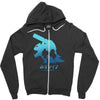 mega water Zipper Hoodie