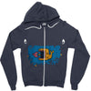 big fish wins Zipper Hoodie