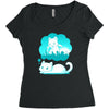 world domination Women's Triblend Scoop T-shirt