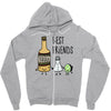 tequila   best friends Zipper Hoodie