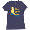 despicable me awesome perfect minio Ladies Fitted T-Shirt