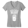 home brewing is a life skill Women's V-Neck T-Shirt
