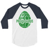 Preggosaurus Egg Funny 3/4 Sleeve Shirt