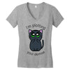 plotting your demise Women's V-Neck T-Shirt