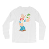 popeye spinach retro mens funny Long Sleeve Shirts