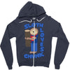 sloth loves chunk Zipper Hoodie