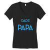Only the Best Dads get Promoted to Papa Women's V-Neck T-Shirt