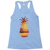 pineapple and beach Racerback Tank