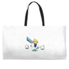 mighty hero atop a chicken Weekender Totes