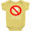 i ain't afraind of no gooats Baby Onesie