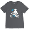 portal true love   aperture lab video gamer teleport online pc goal te V-Neck Tee