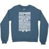 banksy prisoner barcode Crewneck Sweatshirt