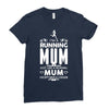 running mum Ladies Fitted T-Shirt