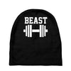 new beast dumbbell muscle Baby Beanies