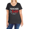 teacher tribe Ladies Curvy T-Shirt