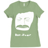 bon iver face Ladies Fitted T-Shirt