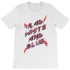 rad white and blue T-Shirt