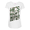 zombie right behind Maternity Scoop Neck T-shirt