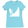 mountain hiker Ladies Fitted T-Shirt