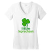 little leprechaun Women's V-Neck T-Shirt