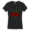 hantin hog Women's V-Neck T-Shirt