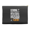 Strong Independent Motivated Leo Accessory Pouches
