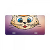 Orange cat License Plate