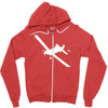 decal cal fire airplan Zipper Hoodie