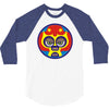 lucha libre    yellow 3/4 Sleeve Shirt