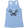skull pisto Racerback Tank
