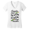 pumpkin spice hocus pocus and cozy sweaters Women's V-Neck T-Shirt