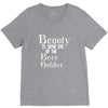 beauty is in the eye of the beer holder t shirt V-Neck Tee
